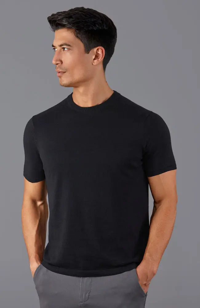 Ultra Fine Cotton Knitted T-Shirt