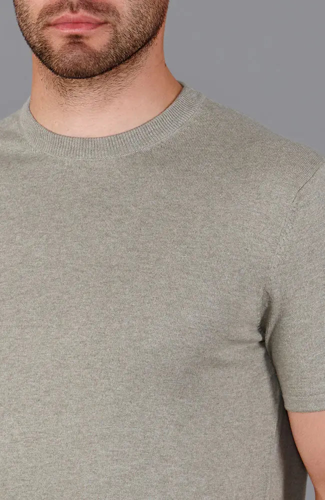 Ultra Fine Cotton Knitted T-Shirt