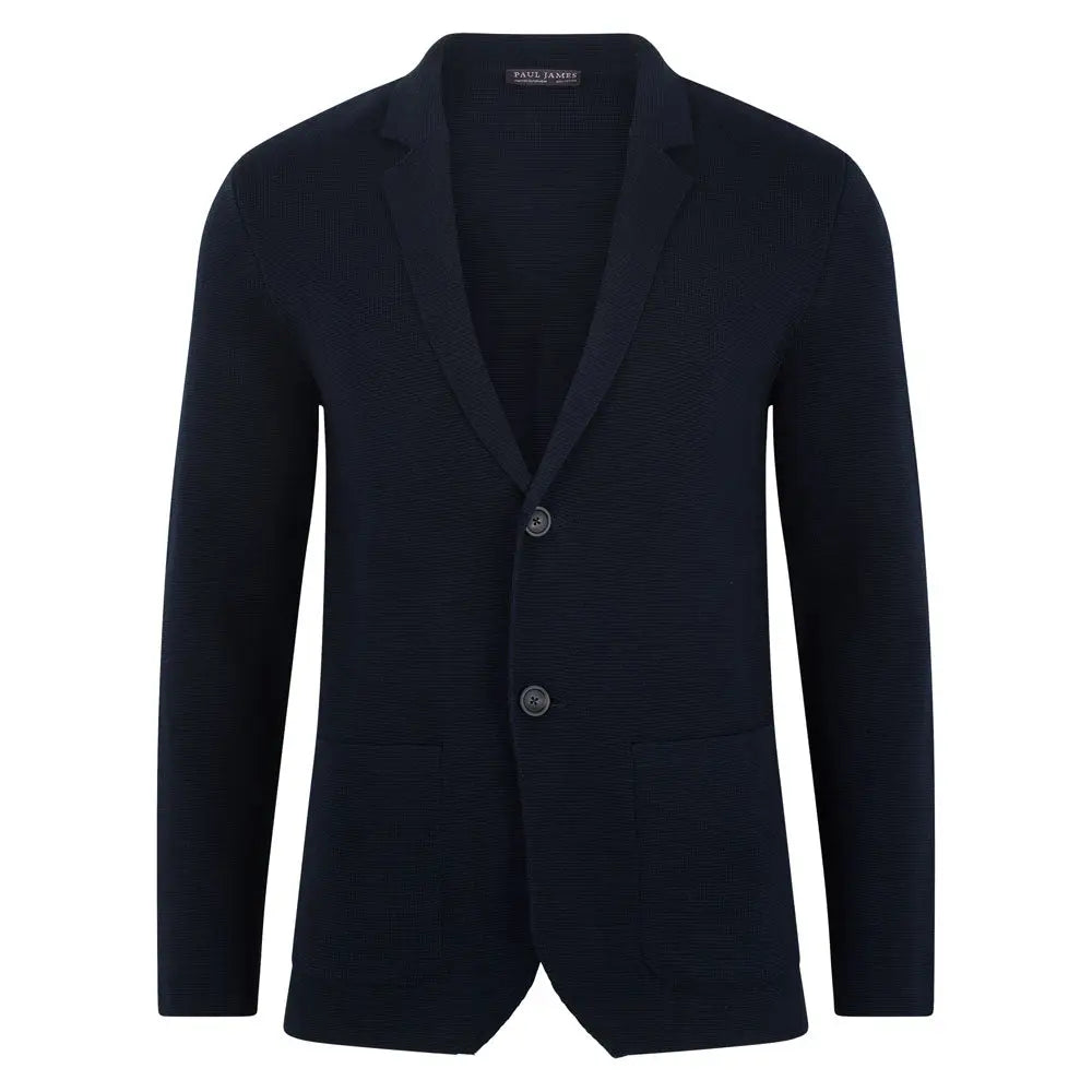 Deconstructed 100% Cotton Knitted Blazer