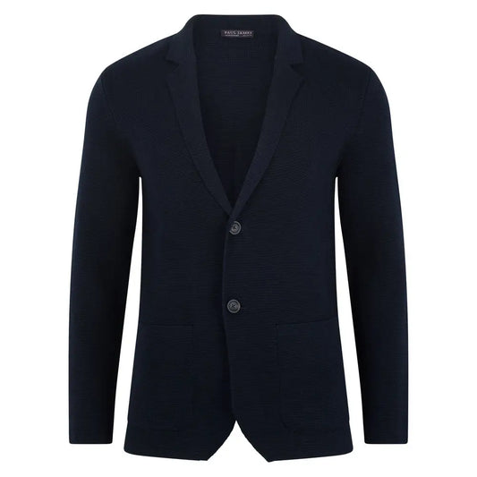 Deconstructed 100% Cotton Knitted Blazer