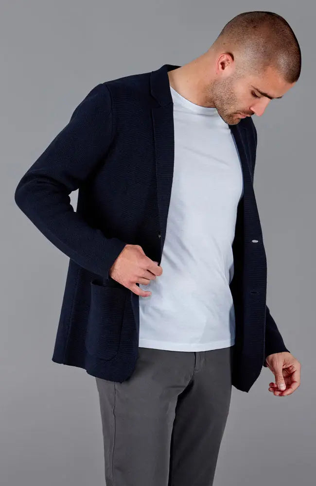 Deconstructed single-breasted linen jacket in Beige for Men | Dolce&Gabbana®