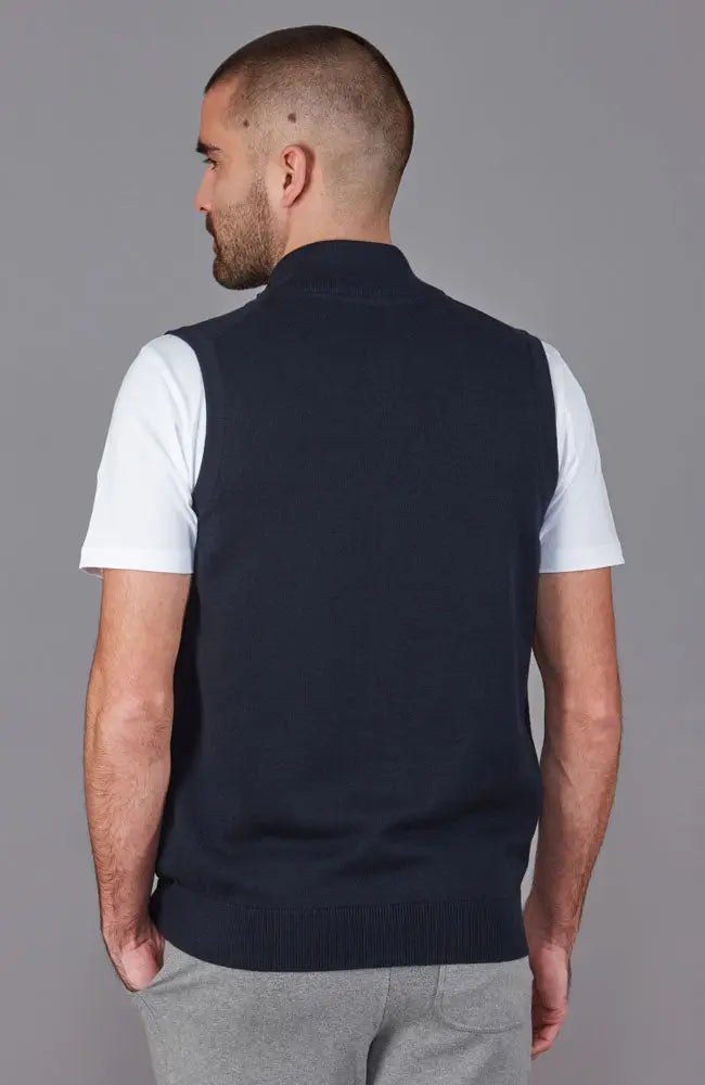 Lightweight 100% Cotton Zip Through Vest